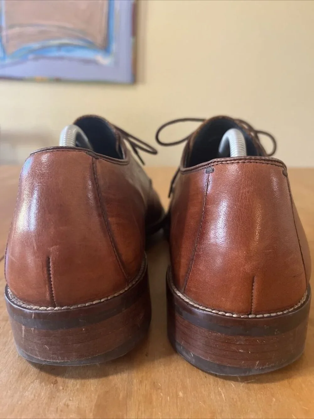 Cole Haan Grand.OS Lenox Hill Men's Size 10M British Tan Leather Oxford C11632